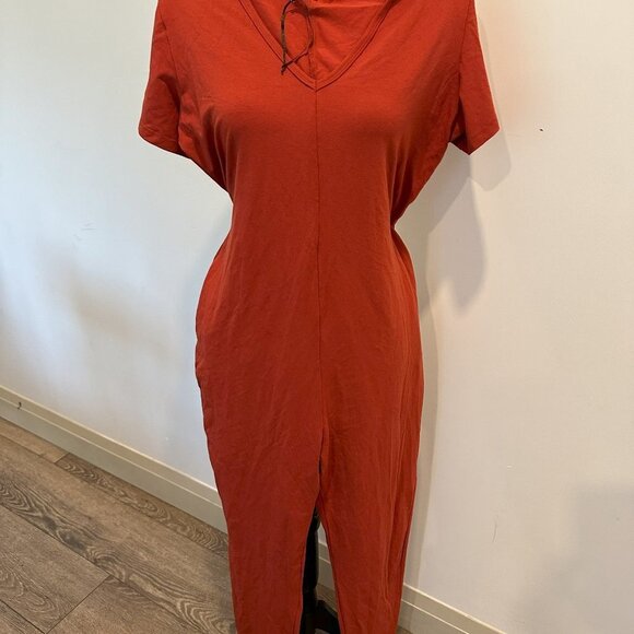 Smash + Tess One Piece Womens M Red Saturday Romper Lounge Bamboo Jumper - Picture 4 of 4